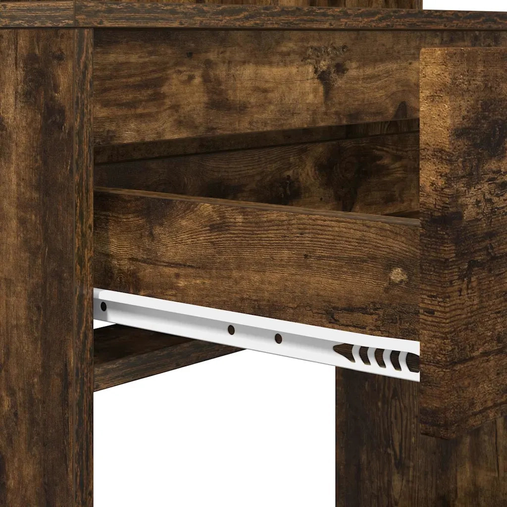 Tavoli da Trucco per Camera da Letto con cassetto Rovere fumé 888972