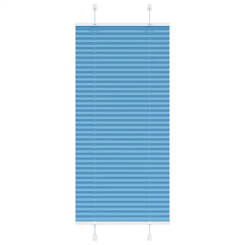 Tenda Plissettata Blu 65x150 cm Larghezza Tessuto 64,4 cm