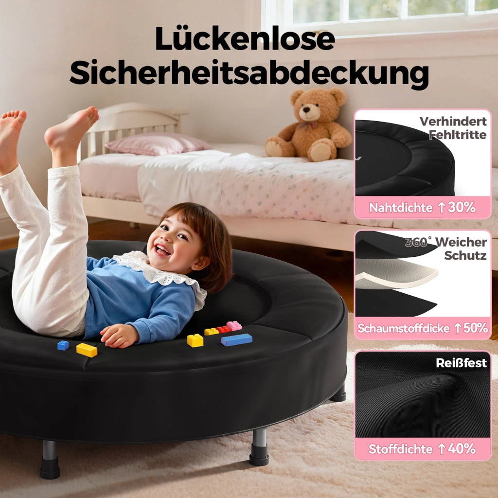Trampolino per Bambini ¨C zephmum ¨C Grigio 91 cm