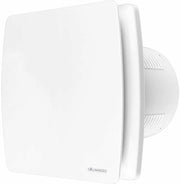 Ventilatore di bagno silenzioso 100mm con timer, sensore di umidità e valvola di ritorno 95m³