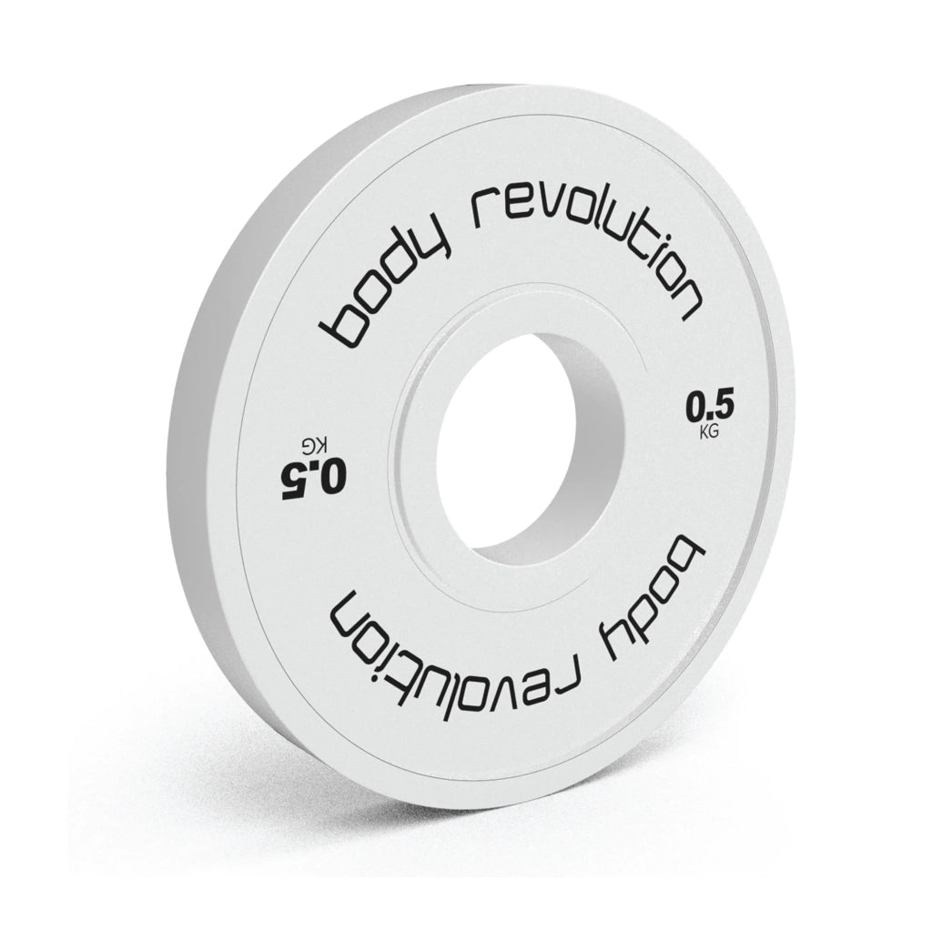 Coppia dischi 0,5 kg Body Revolution, totale 1 kg, 50 mm.