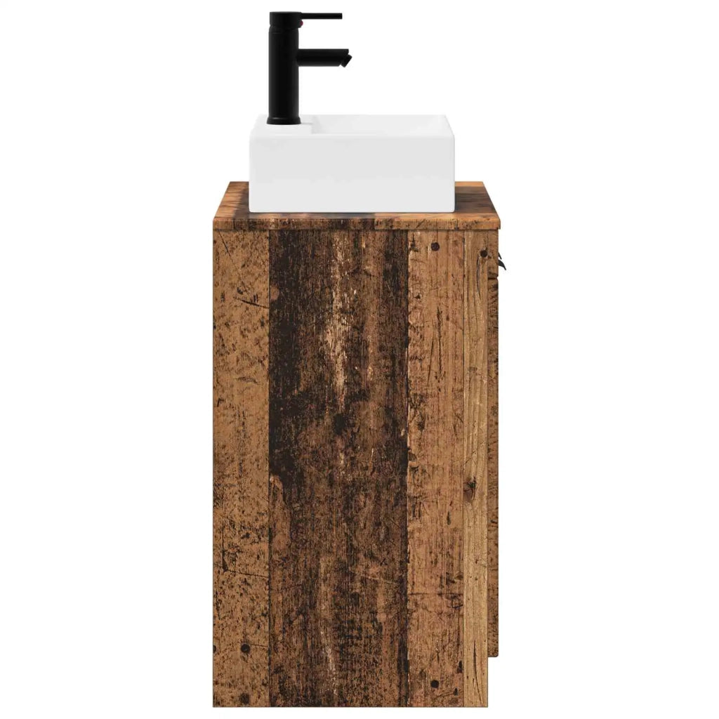 Set di mobili per il bagno Legno antico Legno ingegnerizzato 3404248
