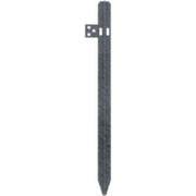 PALETTO DISPERSORE ZINCATO + PIASTRA  SEZIONE A CROCE MM 50X50X5 H.CM 100