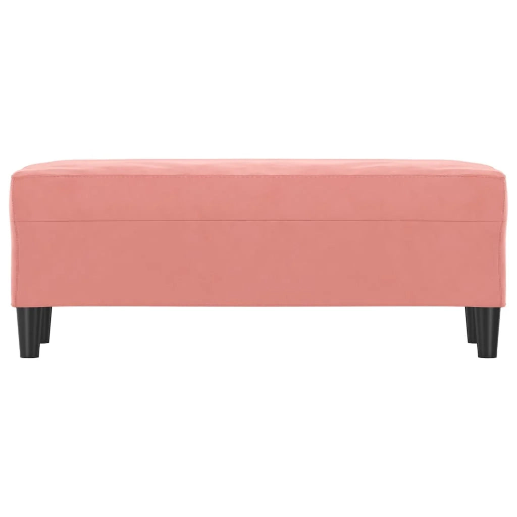 Panca/panca in velluto rosa 100 x 35 x 41 cm 02_0010553
