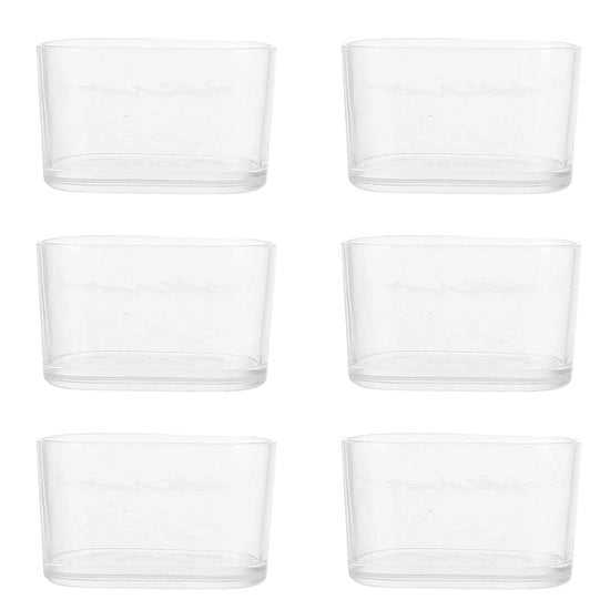 Copriprotettori ovali per gambe di mobili - Protezione per gambe di mobili - Installazione rapida - Impermeabili - 20 x 40 mm - Copri mobili