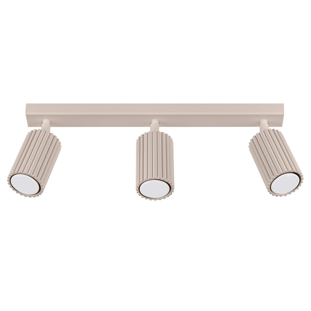 Plafoniera moderna taupe barra 45cm 3xGU10 GRAVIO Pure
