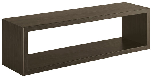 Mensola da Parete 60x18x15,5 cm in Fibra di Legno Regolo Rovere Scuro