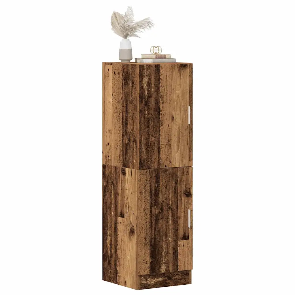 Armadietto Cucina Legno Antico 38x41,5x131,5 cm in Legno 860119