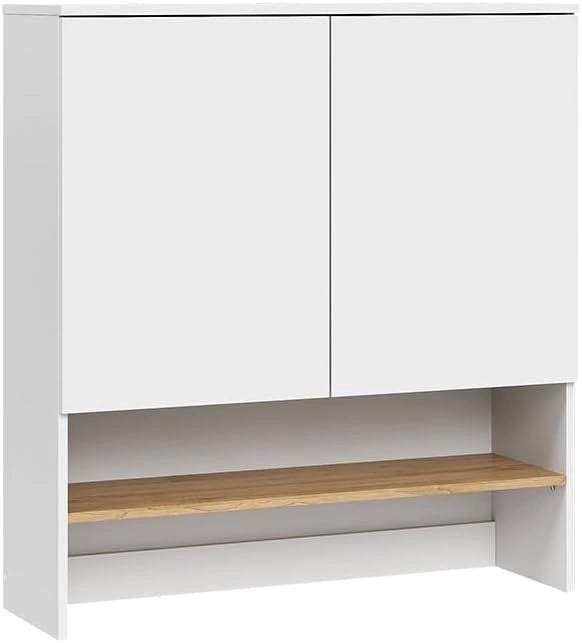 Mobile lavatrice Viktor, Bianco/Artisan, 93.6 x 100.4 cm
