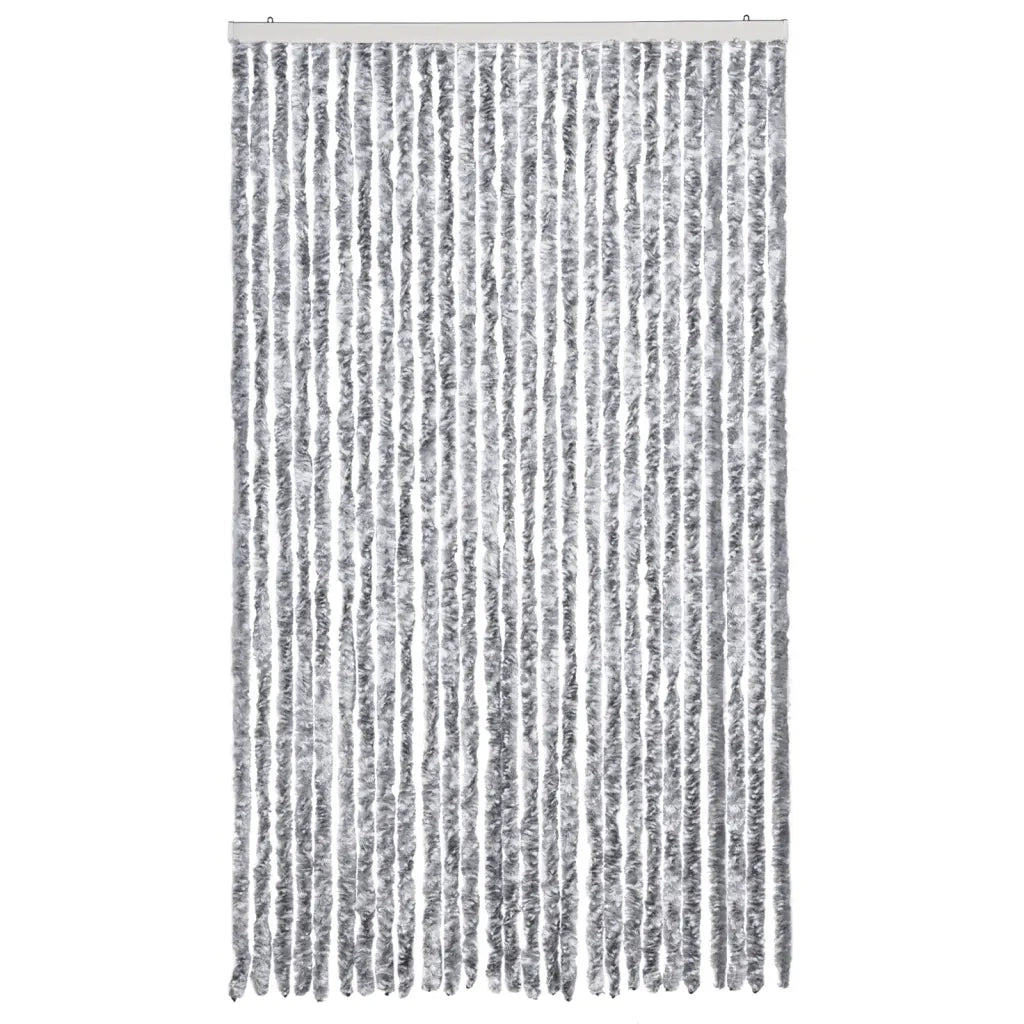 Zanzariera Bianco e Grigio 118x220 cm Ciniglia CFW5542937