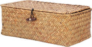 Borse di archiviazione naturali di alghe marine - Rettilineo, tessuto e grande capacità - Desktop L.