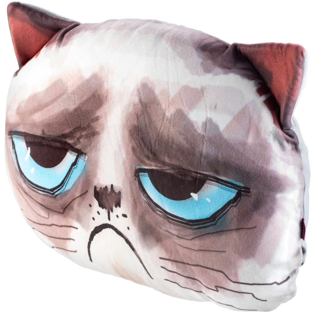 Cuscino KADAX 30x45 cm, anallergico, con stampa di gatto Jasiek, regalo per bambini.