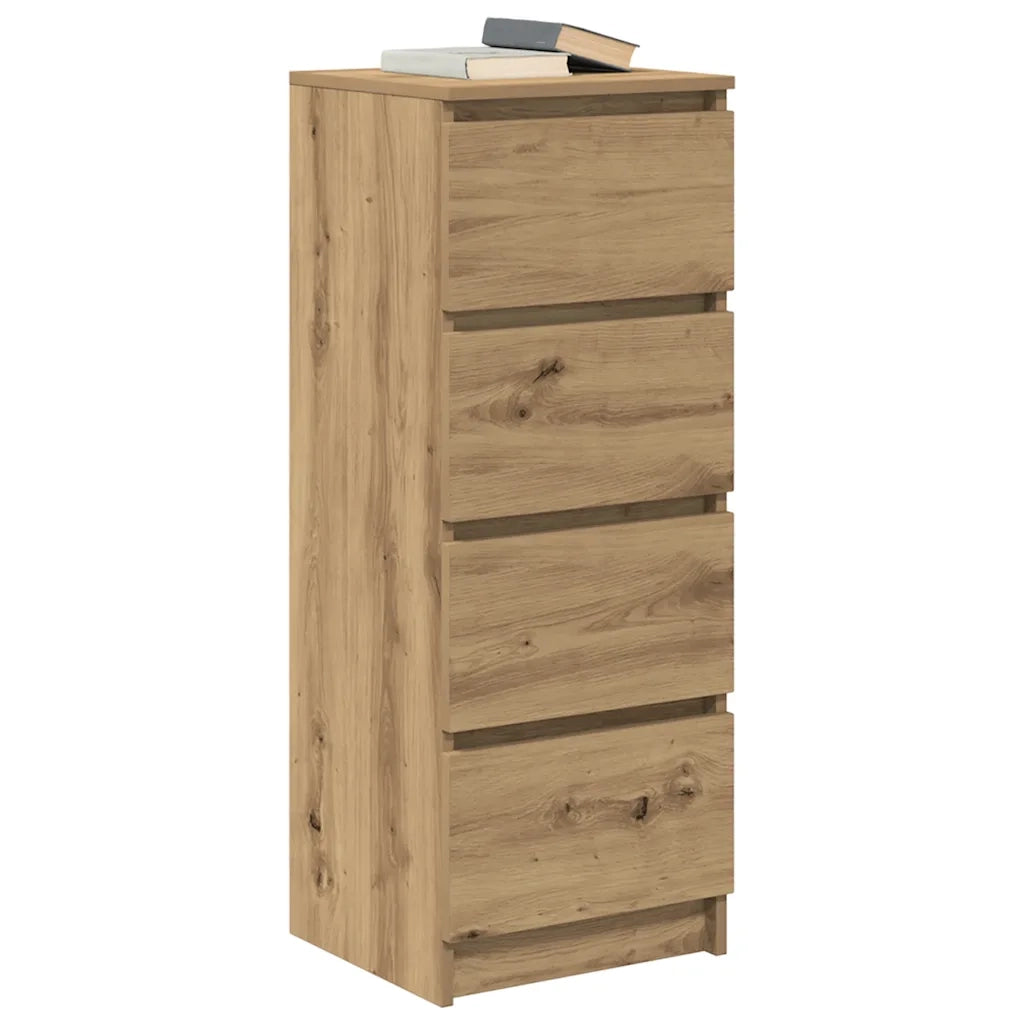 Credenza Rovere Artigianale 37,5x35x99 cm in Legno Multistrato 861705