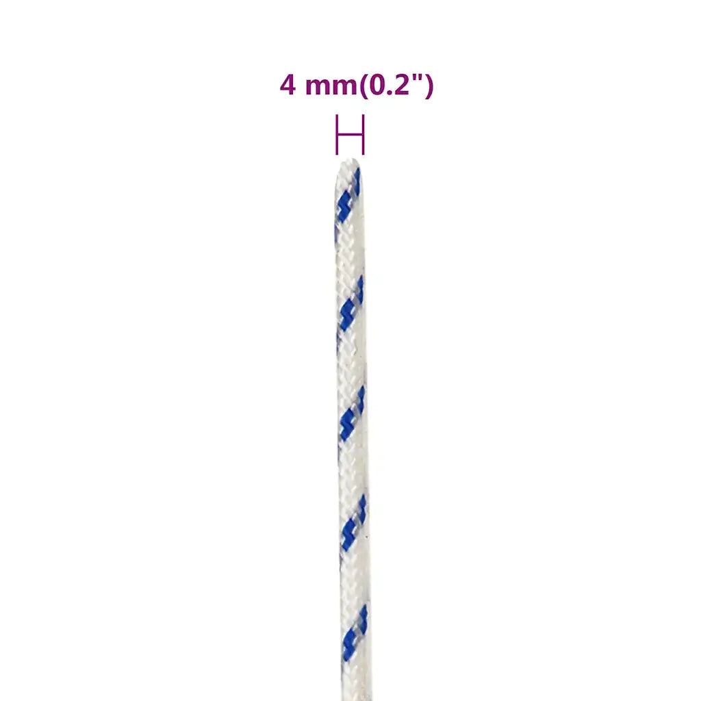 Corda per barca Bianca 4 mm 25 m in Polipropilene 152274