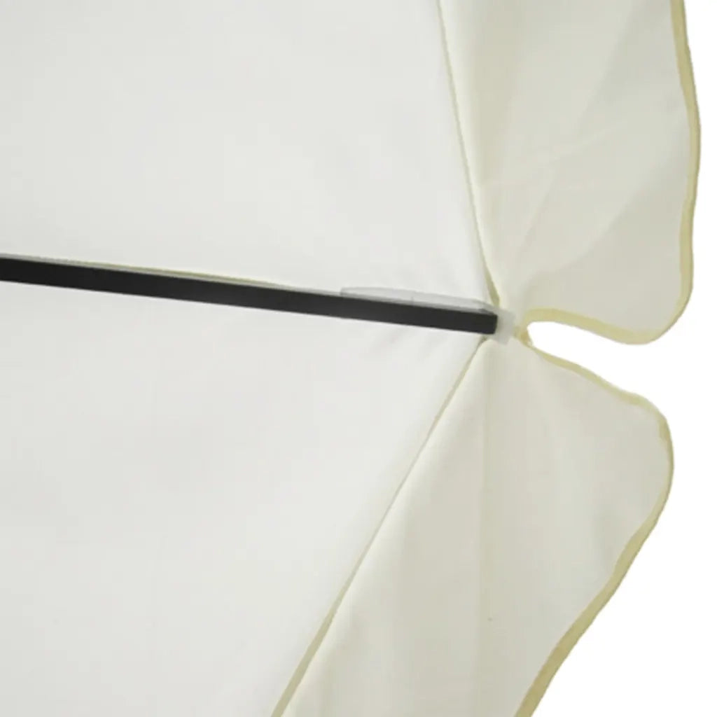 Ombrellone bianco in alluminio 500 cm
