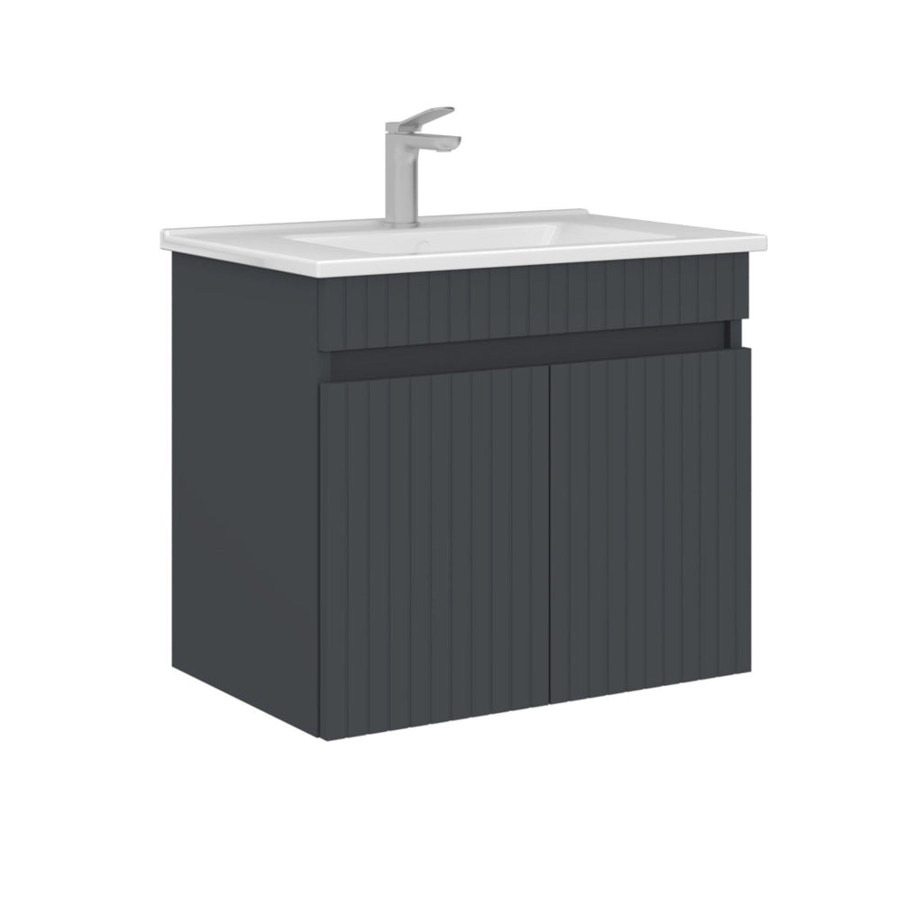 Mobile lavabo "Tivoli 65" - 65 x 45 x 57 cm - Antracite opaco