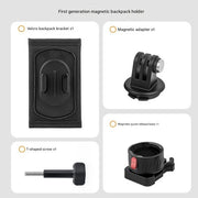 Clip per zaino con chiusura rapida a clip magnetica, adatta per GoPro e DJI Action.