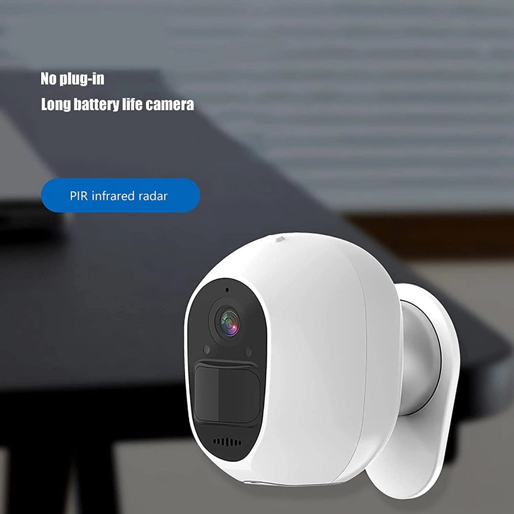 Trade Shop - Telecamera Sorveglianza Ip Wifi Impermeabile Visione Notturna Hd Esterni Q-s703 -