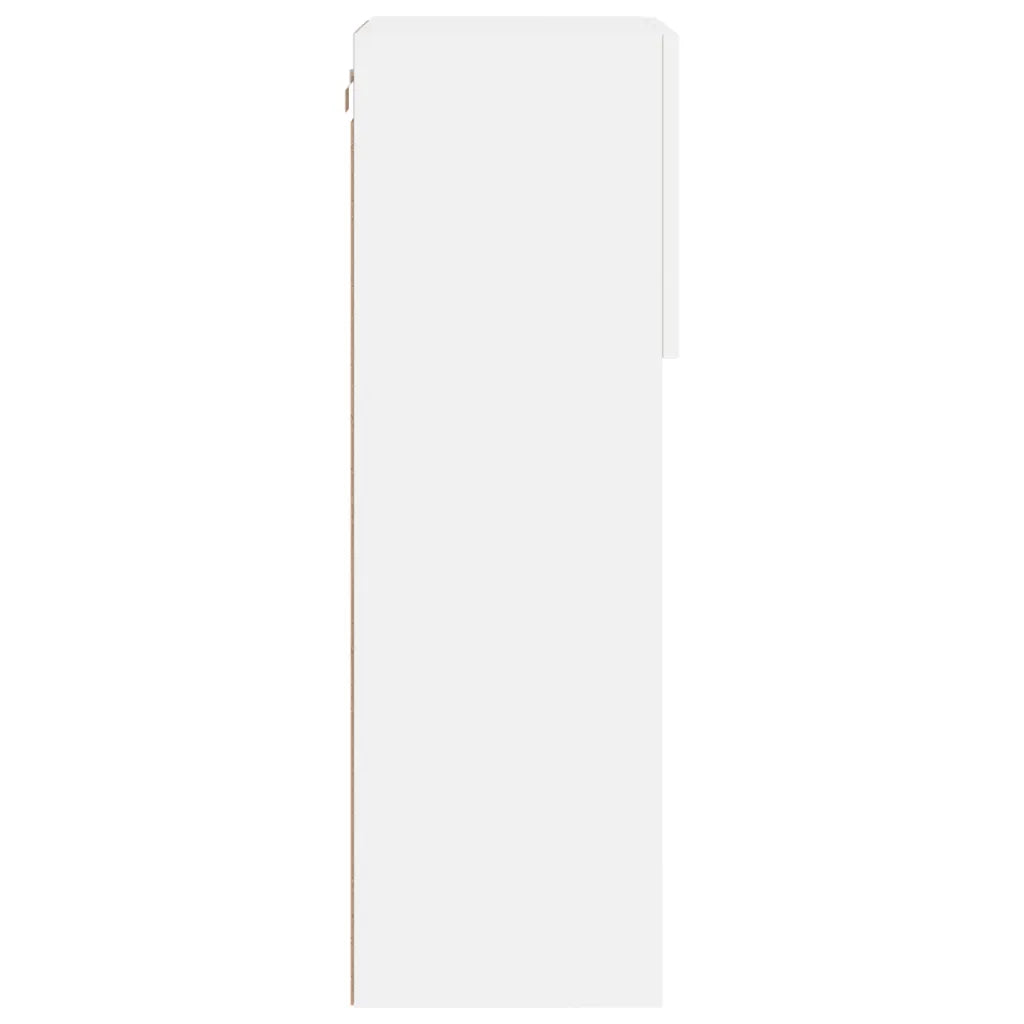 Mobile TV con Luci LED Bianco 40,5x30x90 cm 837043