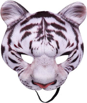 Maschera animale Realistica a metà faccia - Costume animale - Maschera per carnevale/Festival - Accessori per cosplay - Grip antiscivolo - Maschera per costume