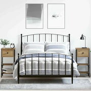 Armadio da Notte con cassetto 2 pcs Marrone 33.5 x 36 x 70 cm 871239
