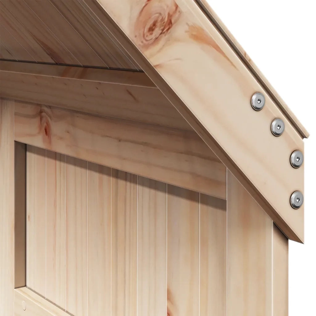Letto a Castello senza Materasso 90x190 cm Legno di Pino