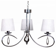 Lampadario Candellux Arnika 33-21663 cromo bianco 3xE14