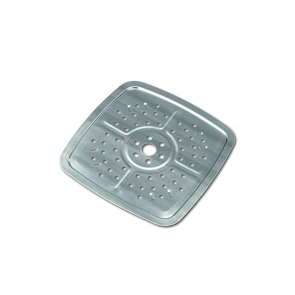 Trade Shop - Pentola Quadrata 4 In 1 Casseruola Da Forno E Friggitrice Con Coperchio In Vetro -