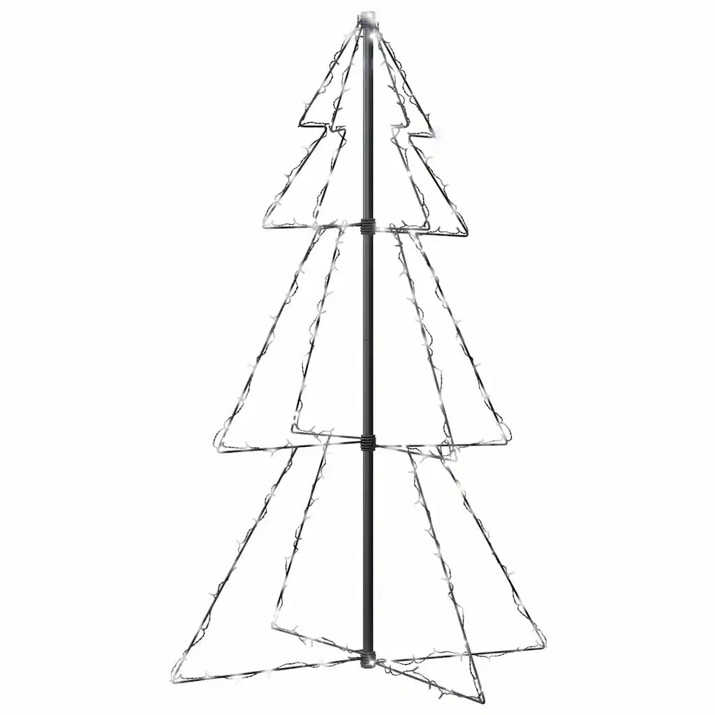 Albero di Natale a Cono 160 LED per Interni Esterni 78x120 cm cod mxl 26065