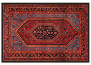 Tappeto Antiscivolo Stampa Digitale Linea Emozioni D'Oriente Dis. Mossul Rosso - 210x314 - Rosso