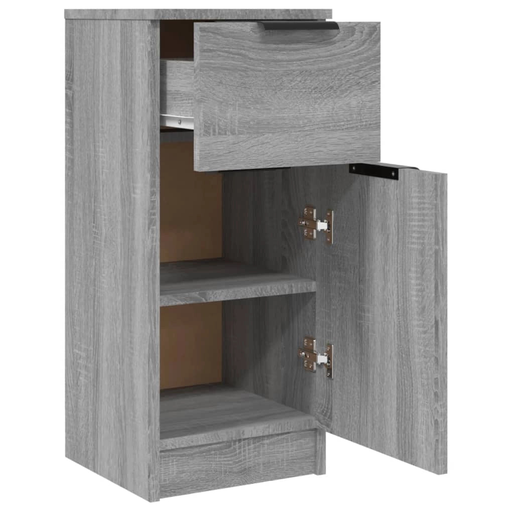 Buffet credenza cassettiera armadio mobile contenitore organizer cucina soggiorno salotto Sonoma 30 x 30 x 70 cm legno ingegnerizzato grigio 02_0036289