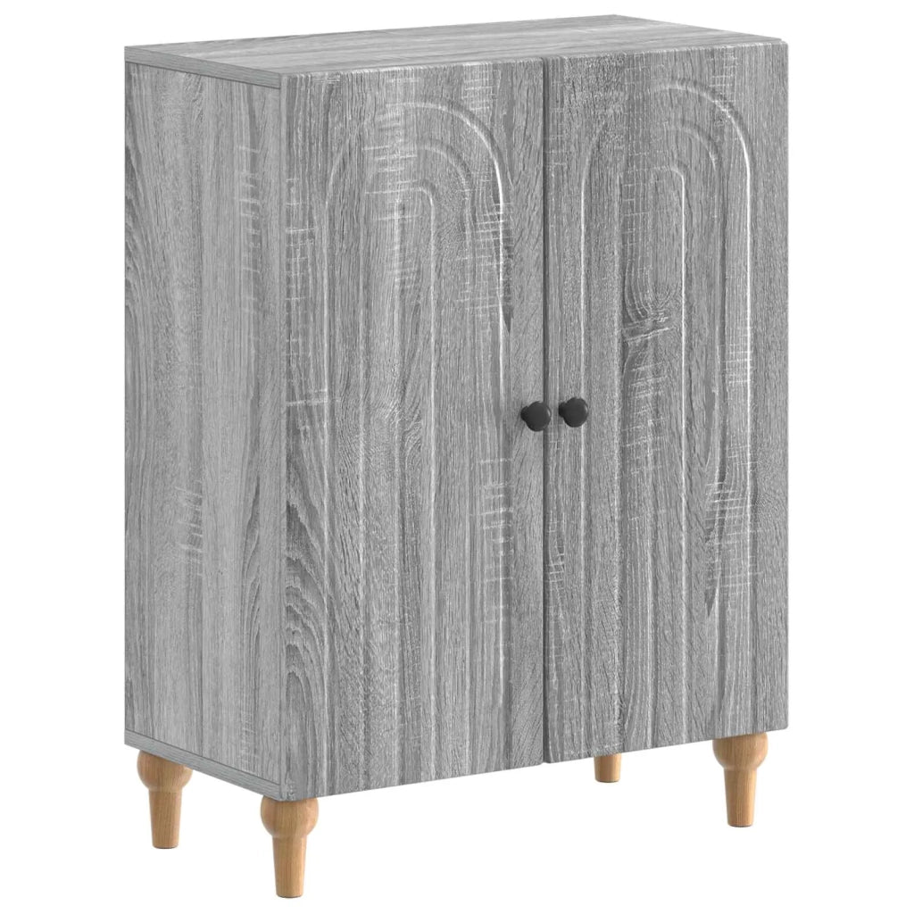 Mobiletto da Bagno ALKMAAR Sonoma grigio 59,5 x 31 x 80 cm 896181