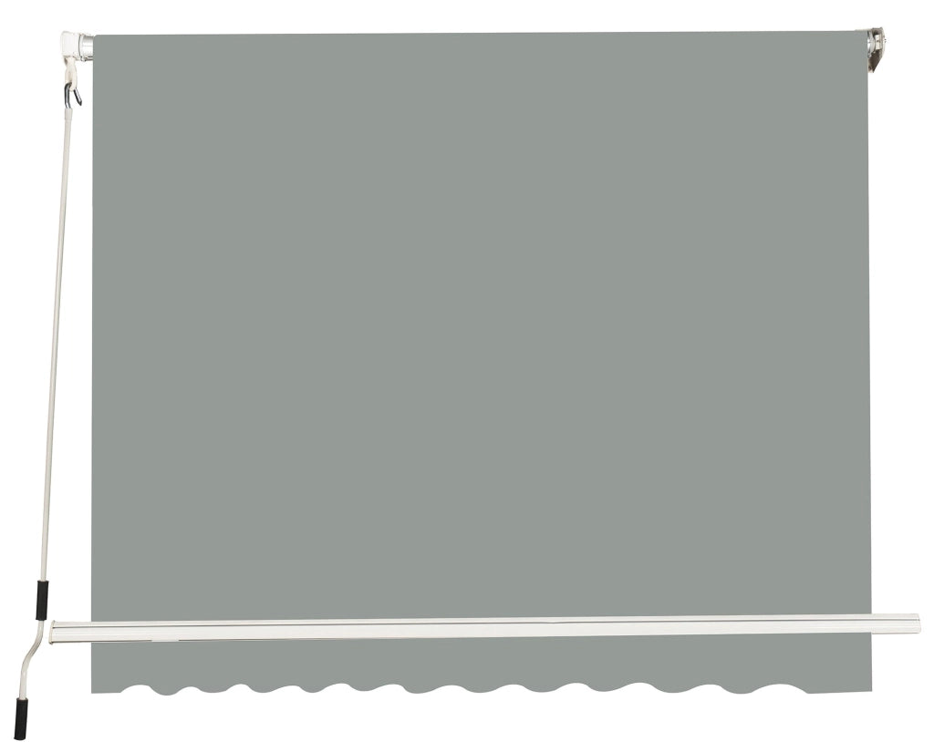 Tenda da Sole a Caduta con Bracci 245x245 cm Grigio