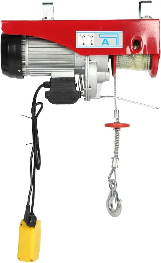 Tirante elettrico 1800W con 18m di filo di acciaio per fabbriche e magazzini 500-1000kg EU 220V
