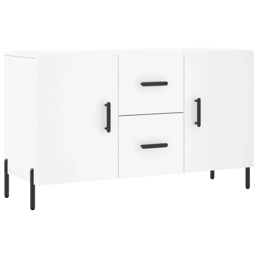 Buffet credenza cassettiera armadio mobile contenitore organizer per cucina soggiorno salotto 100 x 36 x 60 cm legno ingegnerizzato bianco 02_0030161