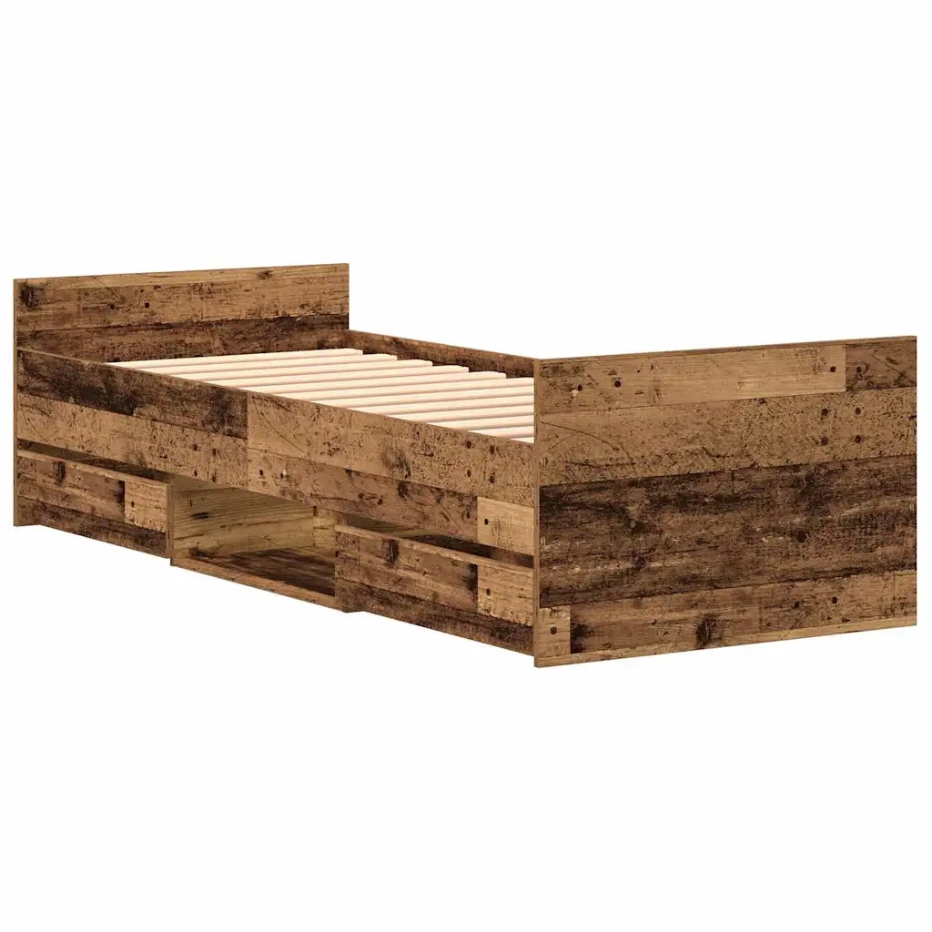Struttura del letto con testiera Legno vecchio 193 x 78 x 50 cm 3329306