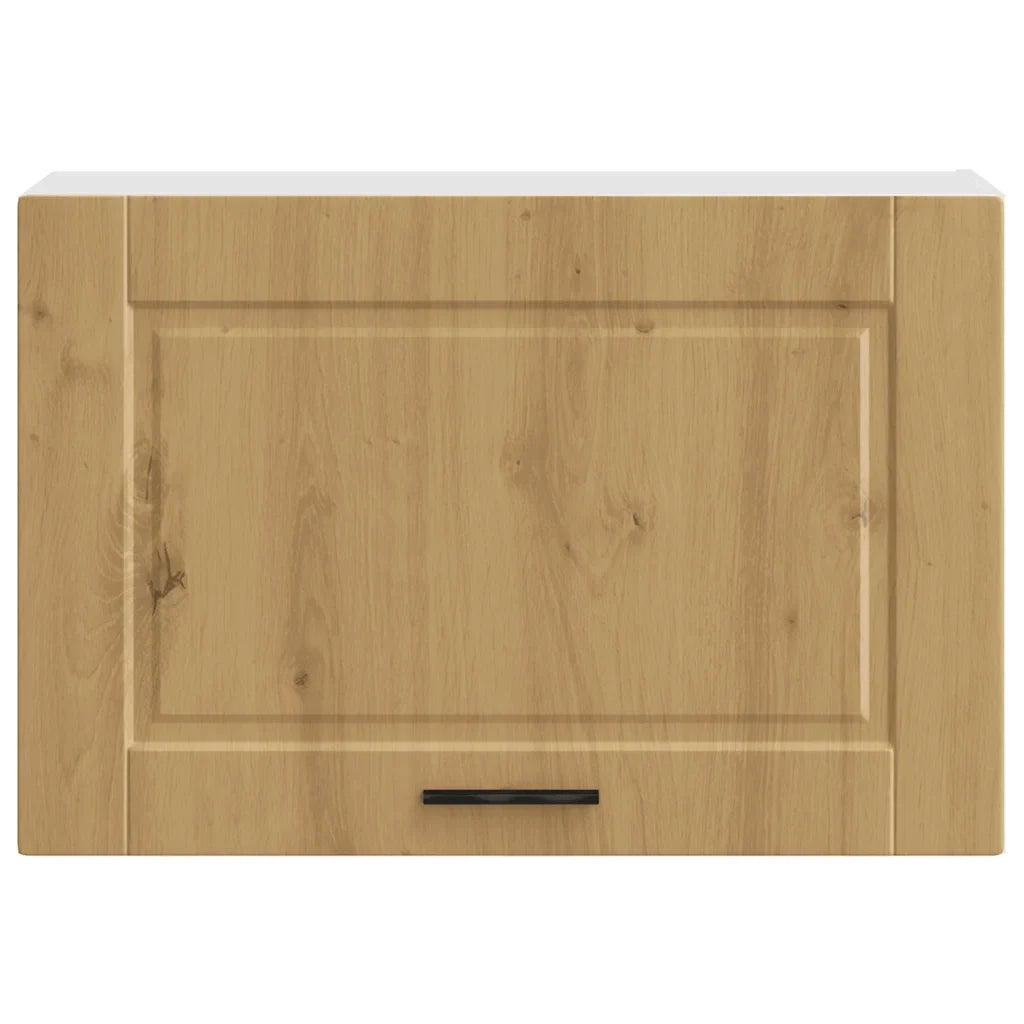 Mobile da cucina a parete dal design moderno 60 x 31 x 40 cm in legno di rovere ingegnerizzato con vano contenitore realizzato artigianalmente 02_0050391