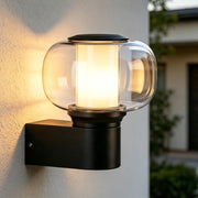 ZMH Lampada da Esterno Interno E27 Max 40W Nero per Terrazza Balcone/Parete Giardino Senza Lampadina