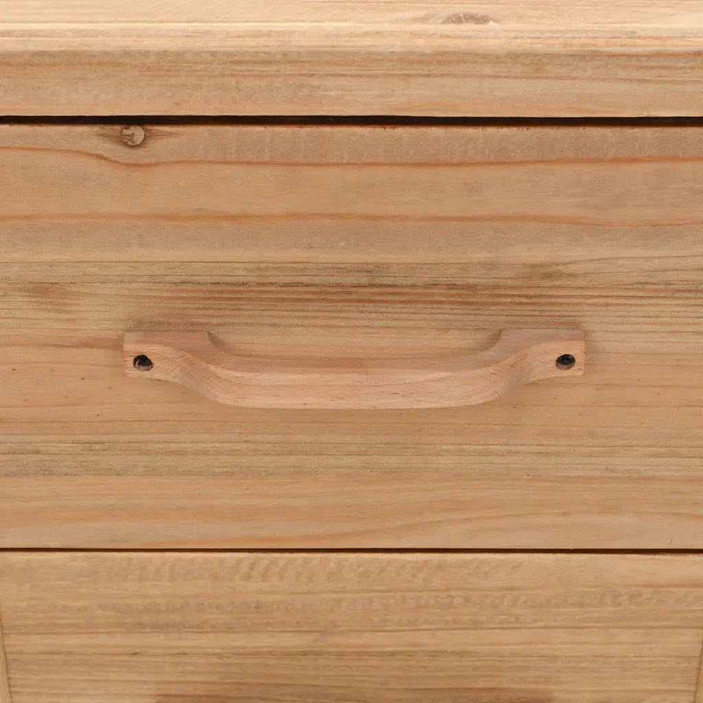 Comodino in Legno Massello di Abete 50x35x57 cm cod mxl 49054