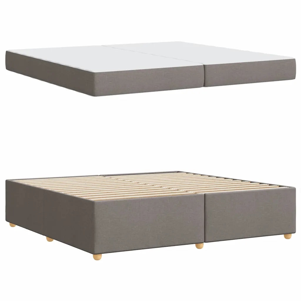 vidaXL Struttura del letto con materasso Talpa 200 x 200 cm Tessuto