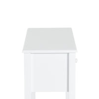Consolle da Ingresso con 3 Cassetti 100x32x85 cm Bianco