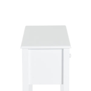 Consolle da Ingresso con 3 Cassetti 100x32x85 cm Bianco