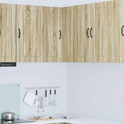 Mobile angolare per parete PORTO Rovere Sonoma 57 x 57 x 80 cm