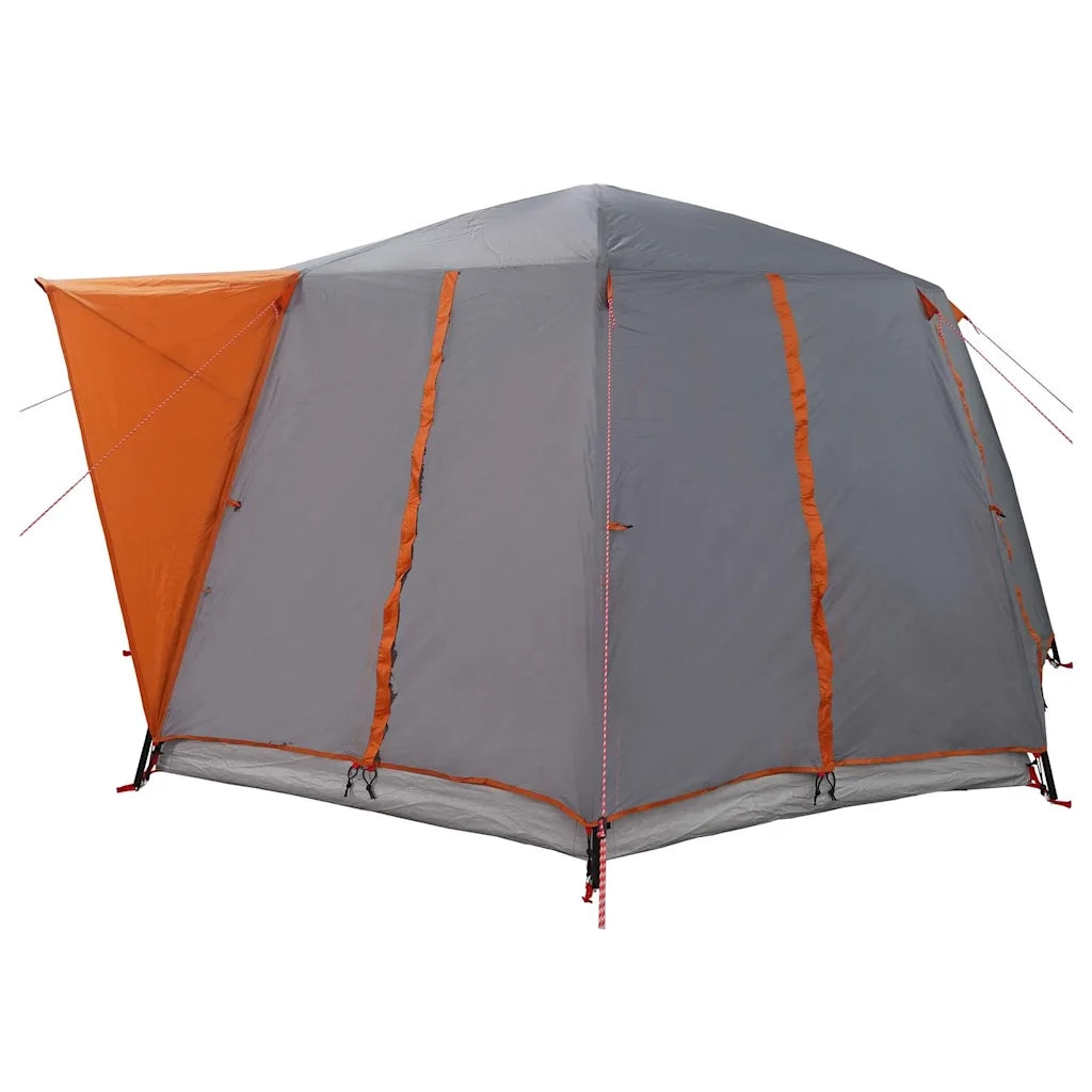 Tenda da cabina per 6 persone con tetto Grigio e arancione 42004025