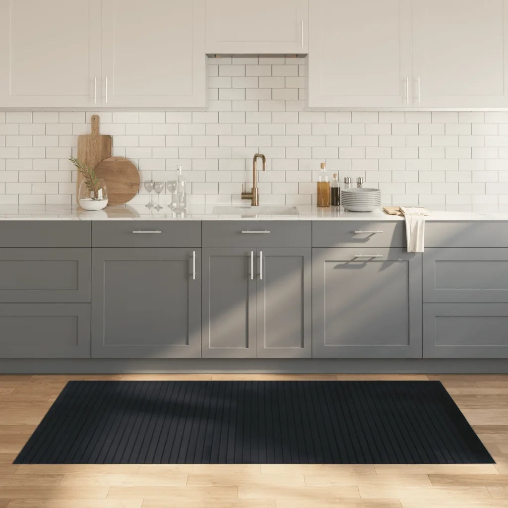 Tappeto Rettangolare Grigio 100x200 cm in BambÃ¹