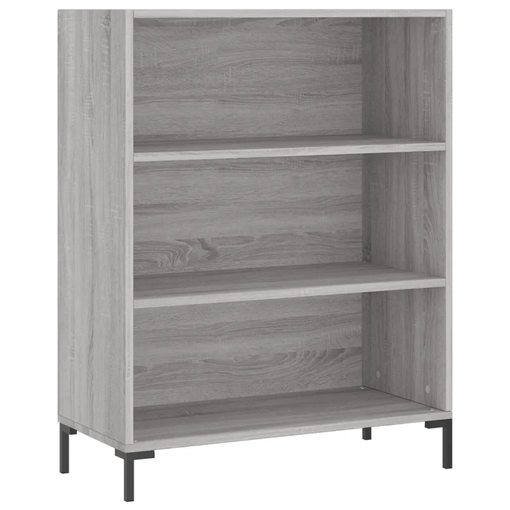 Credenza Grigio Sonoma 69,5x34x180 cm in Legno Multistrato 3198727