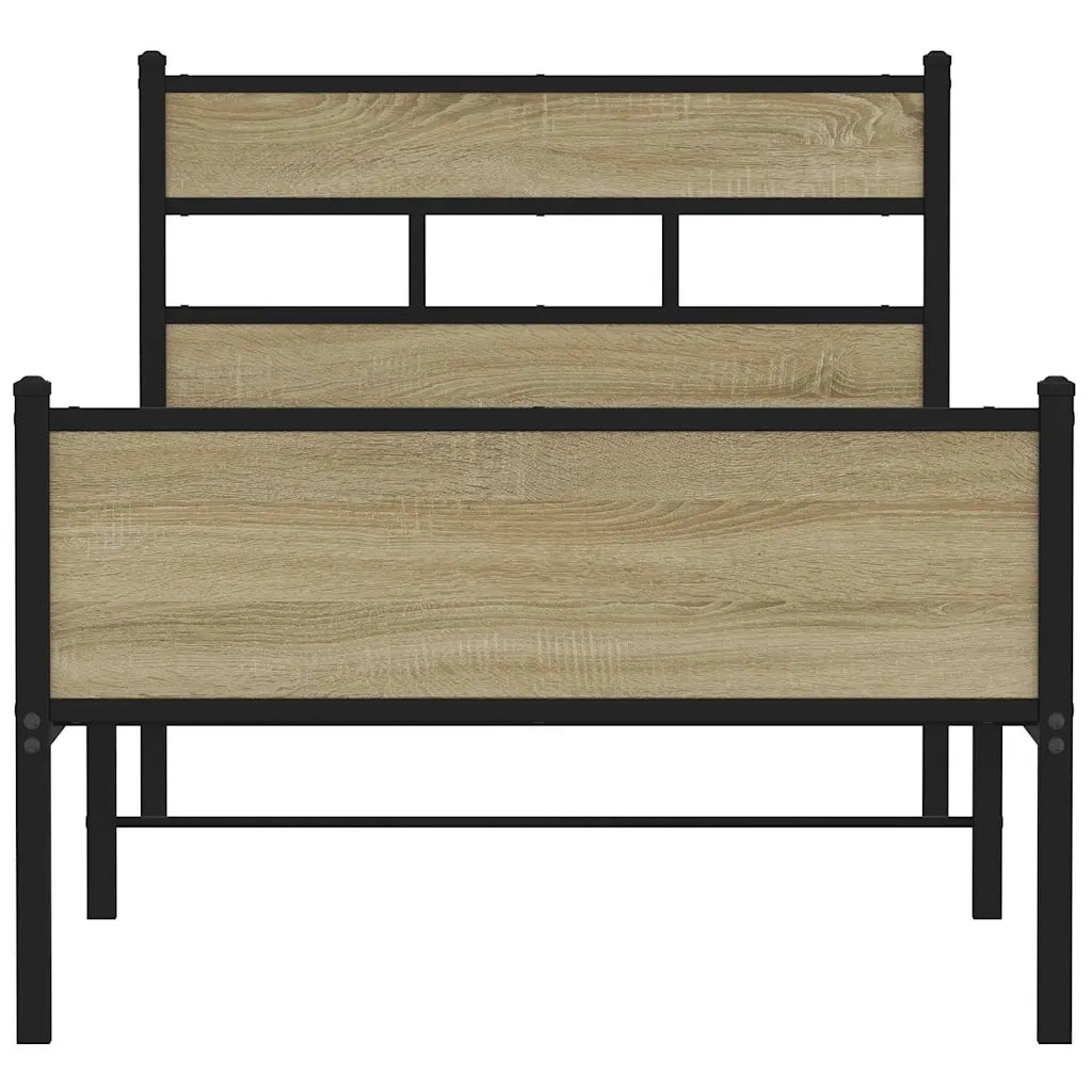 Giroletto senza Materasso Rovere Sonoma 90x200 cm in Truciolato 4017283