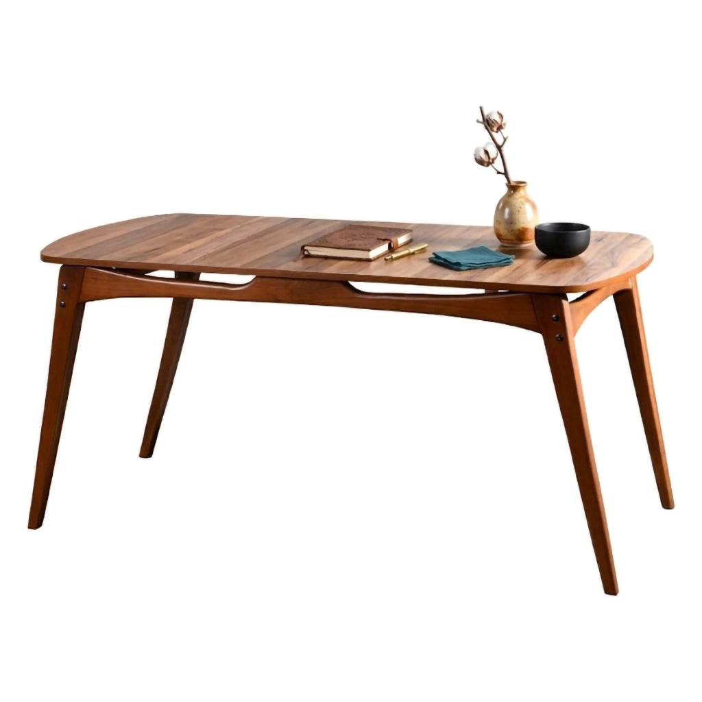Pretoro, Tavolo Fisso 6 Posti, 160x80x75h cm Marrone Noce