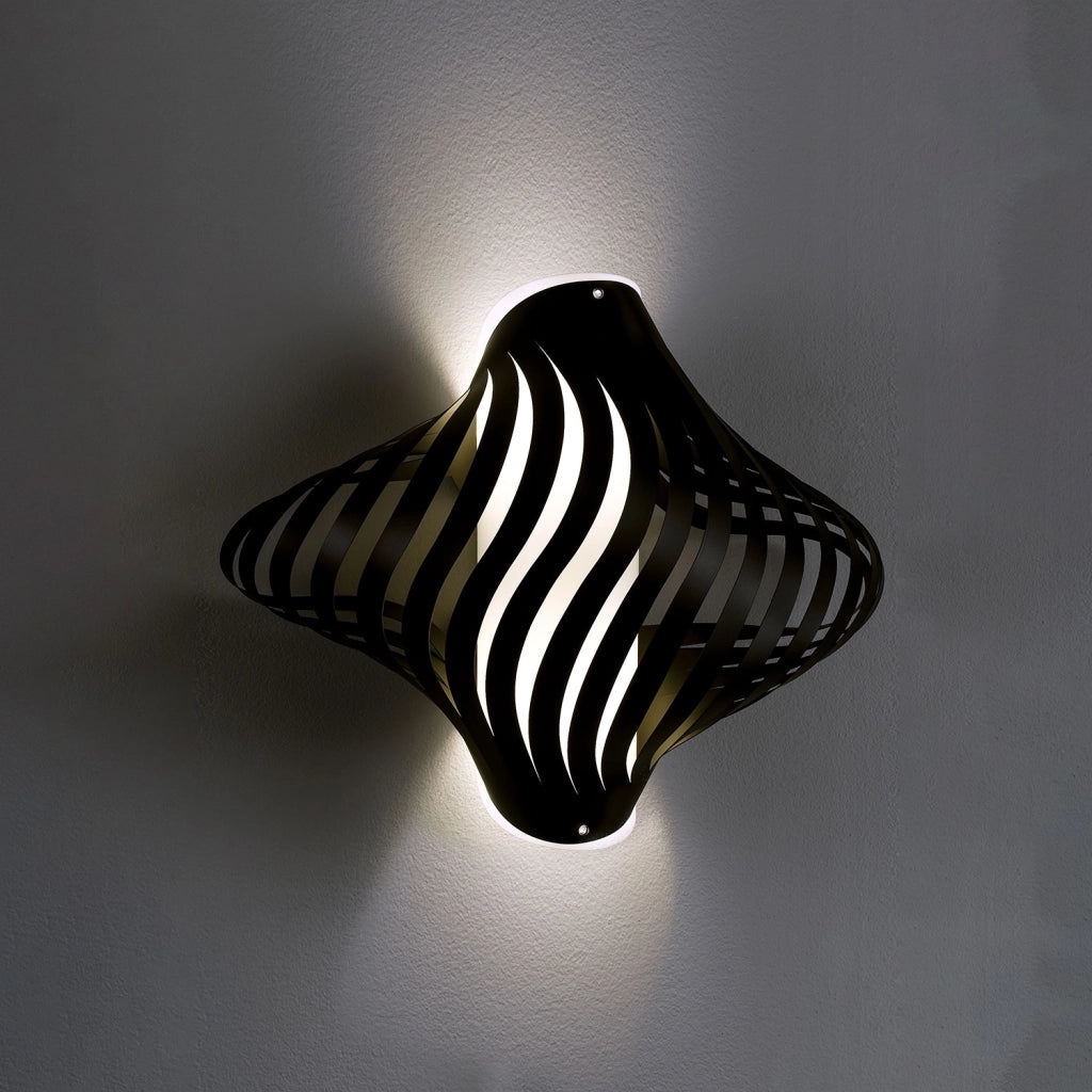 Applique Moderna Helios Polilux ® Nero 2 Luci E27