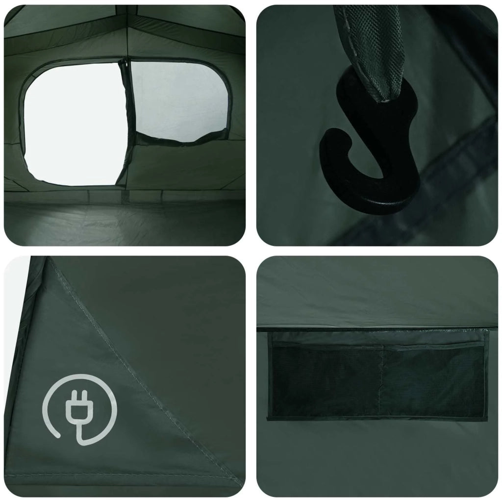Tenda Istantanea con tetto Verde militare 365 x 280 x 200 cm 42028706